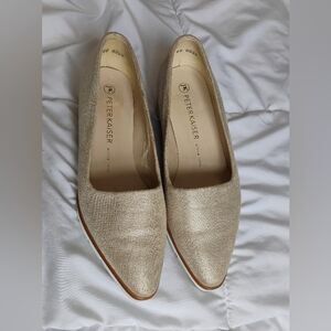 Peter Kaiser Women's Soft Gold Wedge Heels